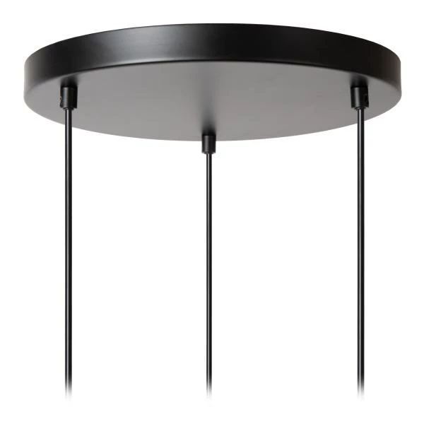 Lucide CHAYANNE - Pendelleuchten - Ø 30 cm - 3xE14 - Schwarz - detail 3